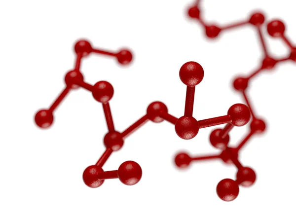 Abstrakt molekylstruktur — Stockfoto