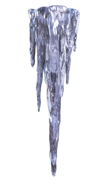 Icicles isolated — Stock Photo, Image