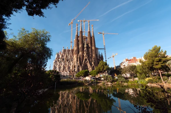 스페인 바르셀로나의 사그라다 파밀리아. — 스톡 사진
