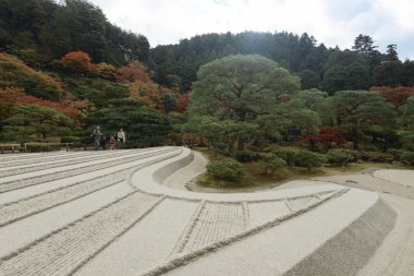 Ginkakuji Tapınağı ve Bahçe, Kyoto, Japonya. 