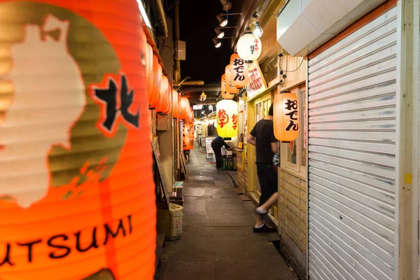 Tokio Japan Jan 2016 Yakitori Alley Nachtzicht Yakitori Alley Onderdoorgang — Stockfoto