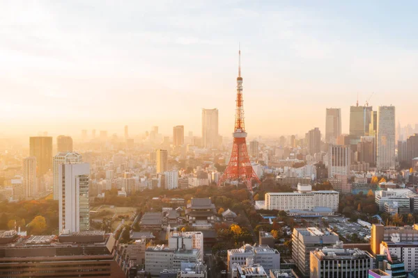 Torre Tóquio Japão Pôr Sol — Fotografia de Stock