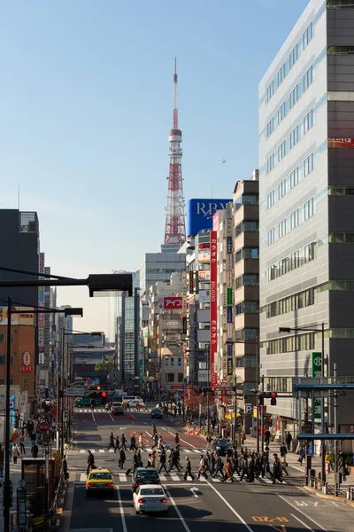 Tokio Japonia Grudnia 2015 Tokio Japonia Grudnia 2015 Widok Tokyo — Zdjęcie stockowe