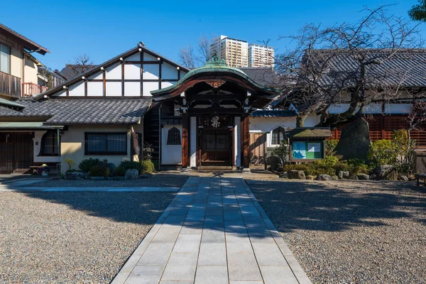 Tokió Japán 2016 Január Nansenji Templom Yanaka Tokió Yanaka Egyike — Stock Fotó