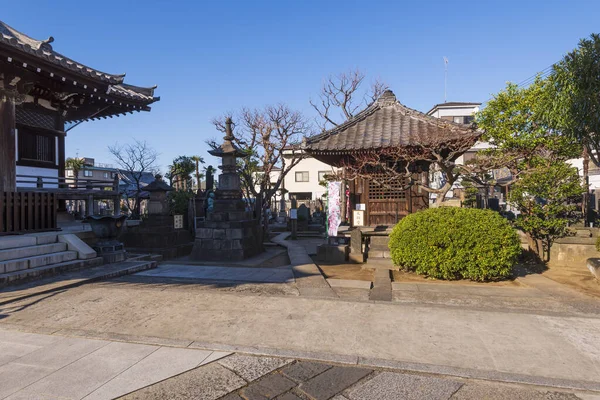 Токіо Японія Січня 2016 Місці Знаменитого Храму Рюзен Дзі Токіо — стокове фото
