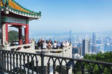Victoria Peak Hong Kong turist.