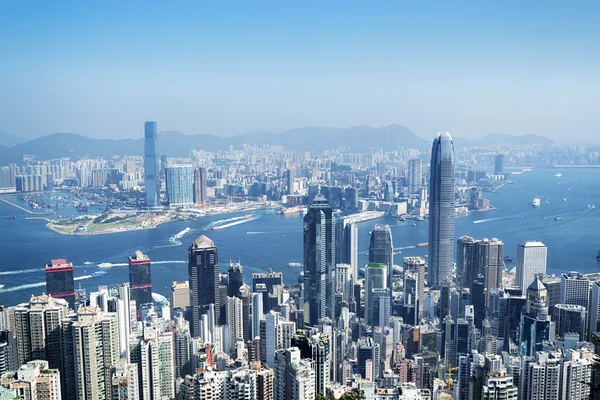 Skyline de Hong kong. — Photo