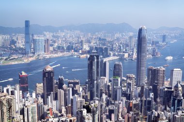Hong kong manzarası.