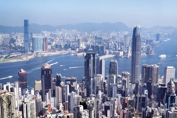 Horizonte de Hong Kong . —  Fotos de Stock