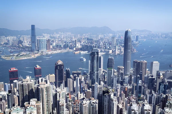 Horizonte de Hong Kong . —  Fotos de Stock