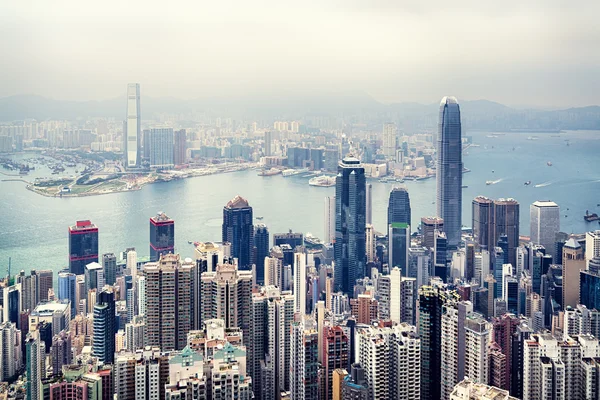 Skyline von Hongkong — Stockfoto