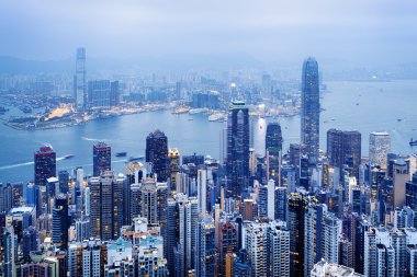Hong kong manzarası
