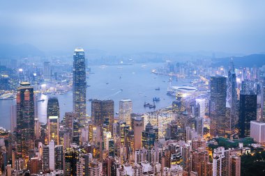 Hong kong manzarası