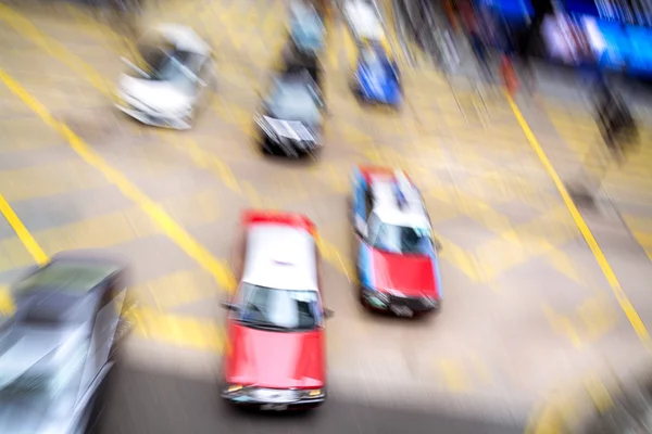 Táxis em hong kong . — Fotografia de Stock