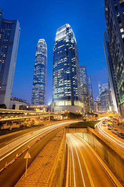 Сучасні офісні будівлі в центрі Гонконгу.. — стокове фото