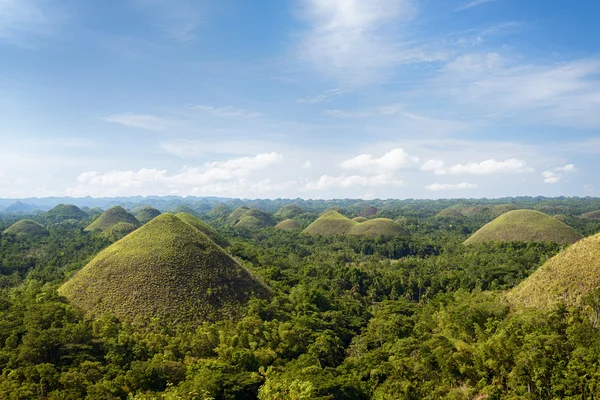 Chocolate Hills en Bohol Island, Filipinas . —  Fotos de Stock