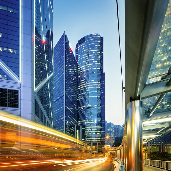 Geceleyin Hong Kong — Stok fotoğraf