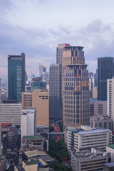 Skyline della città di Makati — Foto Stock