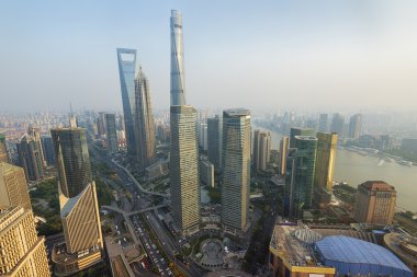 LuJiaZui district, Shanghai - Çin.