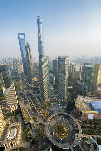 Distrito de Lujiazui en Shanghai - China . —  Fotos de Stock