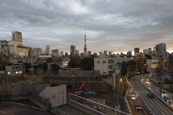 Tokyo manzarası, gece — Stok fotoğraf