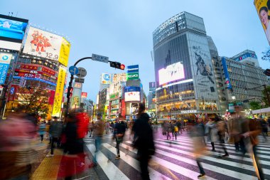 Tokyo Shibuya geçiş