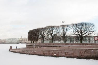 Granit set Vasilyevsky Island, tükür. St. Petersburg