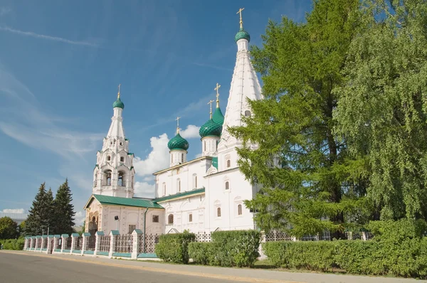 The ancient Church of Elijah the Prophet in Yaroslavl, Russia — Stock Photo, Image