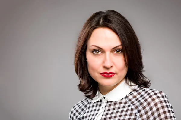 Portrait of happy young business woman — Stock Photo, Image