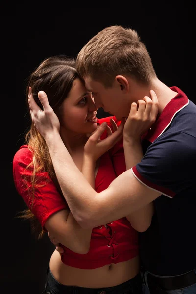 Retrato de una pareja apasionada —  Fotos de Stock