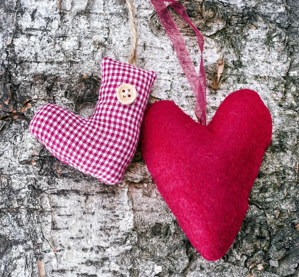 Decoraciones de Navidad sobre fondo de madera —  Fotos de Stock