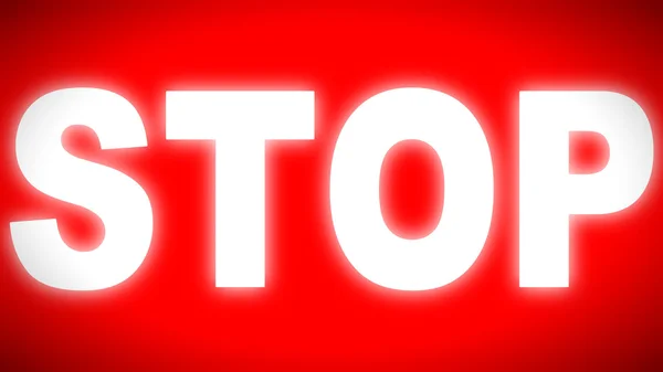 Stop ikon a cégtábla — Stock Fotó