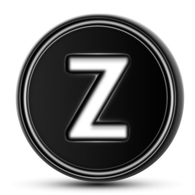 Mektup siyah tezgahın üstünde. İzole.