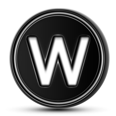 Mektup siyah tezgahın üstünde. İzole.