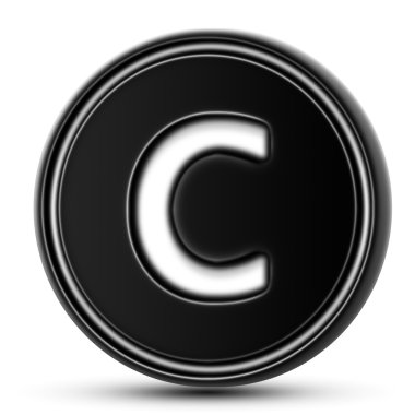 Mektup siyah tezgahın üstünde. İzole.