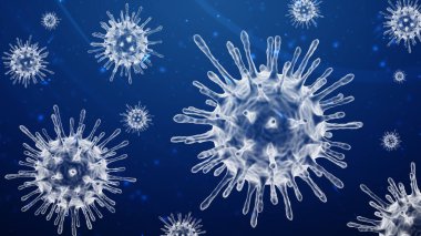 Bir virüs, sadece bir organizmanın canlı hücrelerinin içinde çoğalan küçük bulaşıcı bir etkendir. Virüsler, hayvan ve bitkilerden mikroorganizmalara kadar her türlü yaşam formuna bulaşabilir. Görüntü.