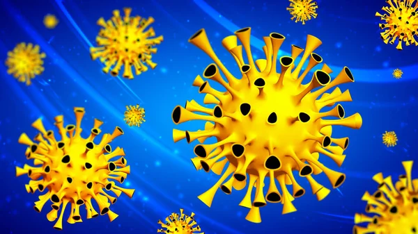 Virus Piccolo Agente Infettivo Che Replica Solo All Interno Delle — Foto Stock