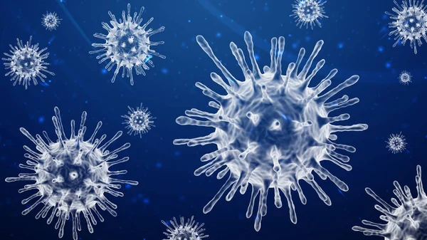 Virus Piccolo Agente Infettivo Che Replica Solo All Interno Delle — Foto Stock