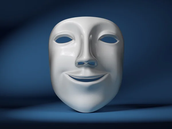 Smiling mask on scene — Stock Photo, Image