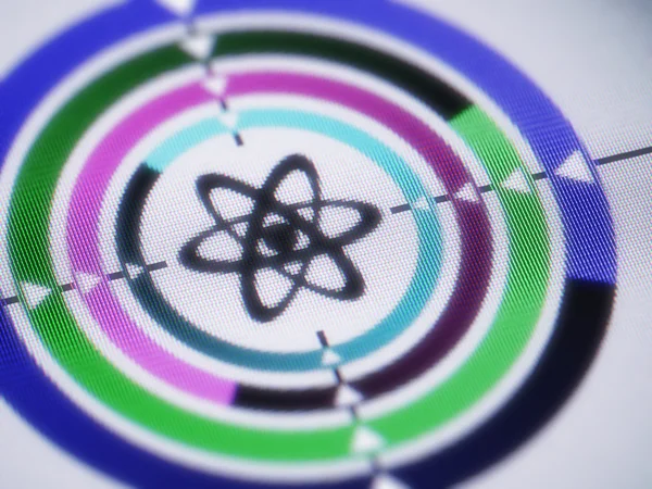 Atom kavramı — Stok fotoğraf