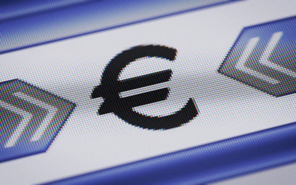 Euro icon — Stock Photo, Image