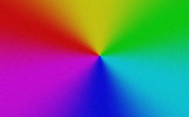 Renk tayfı bir ekranda.