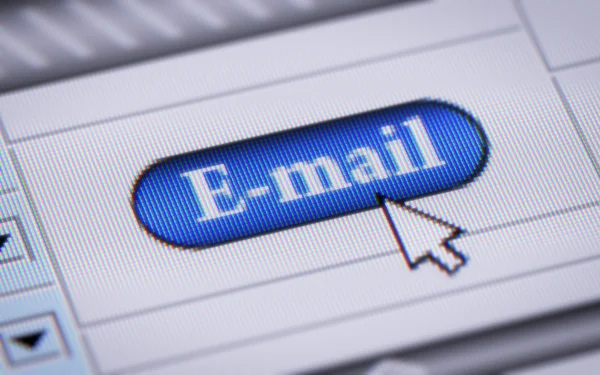 Botão "E-mail " — Fotografia de Stock