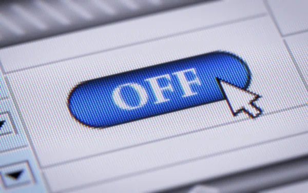 Button "off" — Stock Photo, Image