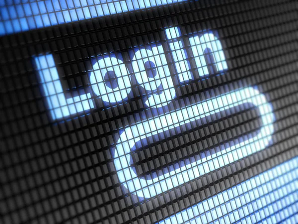 Login icon — Stock Photo, Image