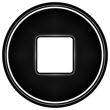 Siyah yuvarlak beyaz arka plan üstünde kutsal kişilerin resmi