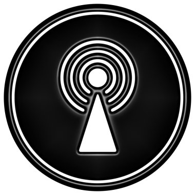 Siyah yuvarlak beyaz arka plan üstünde kutsal kişilerin resmi