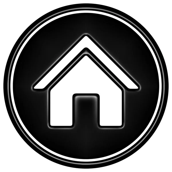 Schwarzes Band-Symbol auf weißem Hintergrund — Stockfoto
