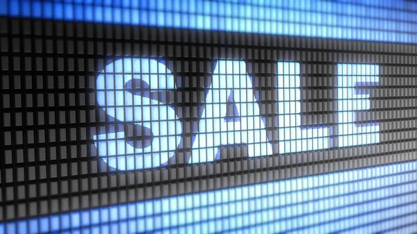 "Sale" on the screen — Stock Photo, Image