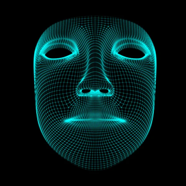 Mask with grid — Stock Photo, Image